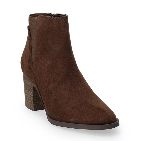 🔥LC LAUREN CONRAD BROWN BOOTS - Picture 1 of 5